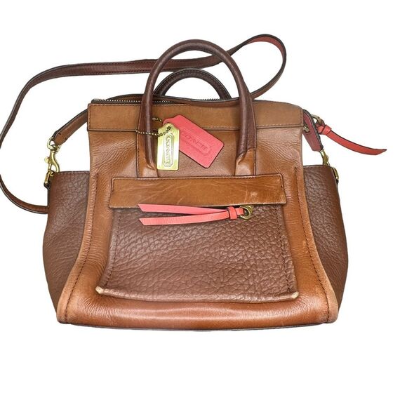 Coach Tricolor Top Handle Crossbody Purse K1382-28042 - Picture 1 of 16